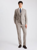Twiwear Men's Stone Slim Fit Tweed Suit Jacket - view 1
